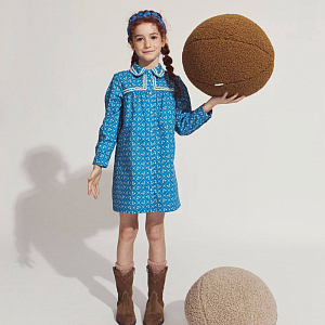 Платье поплиновое Gingersnaps "Lei Bluefields", синее